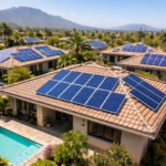 Rooftop solar panels